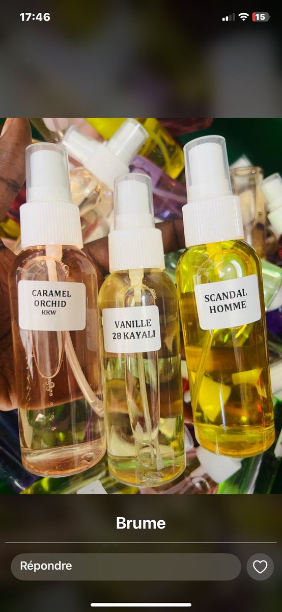 Col78013Fanta's tweet image. ✨ Brume parfumée 100 ml – 2 500 F ✨
Senteur agréable • Longue tenue
Parfaite pour le quotidien
📩 DM pour commander
#businessSenegal #parfum #huileparfumee #musk #Brume #viralvideo @