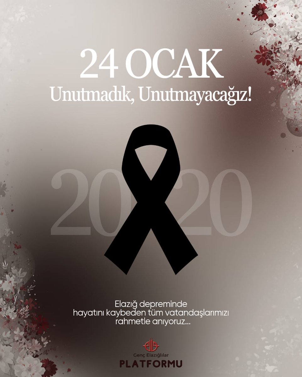 Allah bir daha yaşatmasın..

#ElazığDepremi