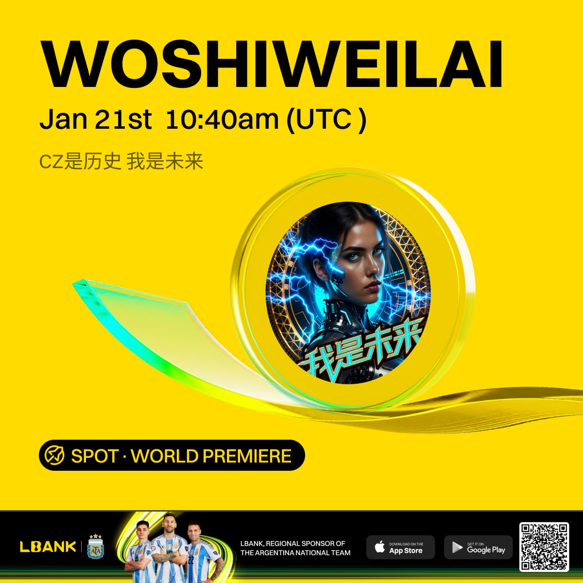 Fresh listings back to back on LBank this week. ACU, CRYPTOWINTER, and WOSHIWEILAI have officially gone live as spot world premieres.

#LBank10Years #LBankAngel