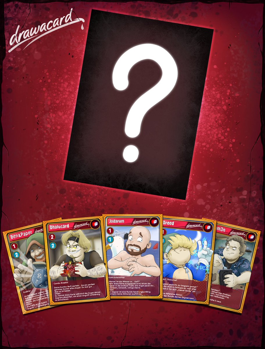 NeoFeS's tweet photo. Heute kommt wieder eine neue Karte. Wer könnte es sein? 😀 https://t.co/9IawjX5LN4