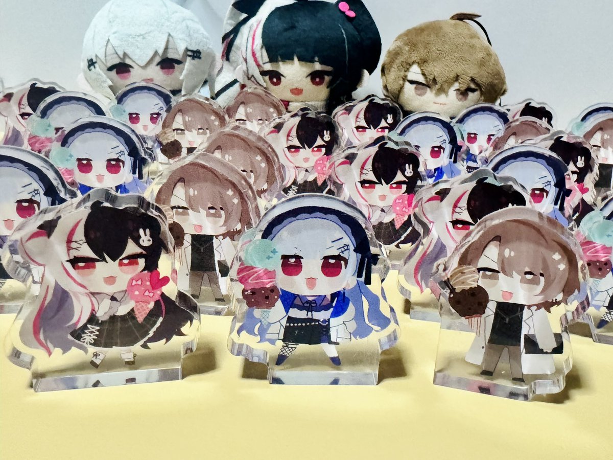 にじそ用のすめしアクリルブロックもきた！！！可愛いがいっぱい♡