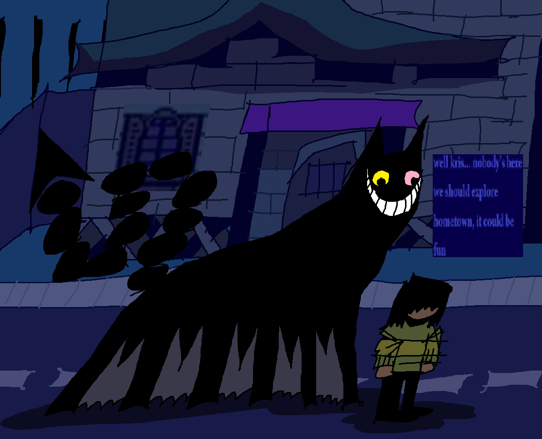 Razo_Rohzar's tweet image. #Deltarune kris and their friend