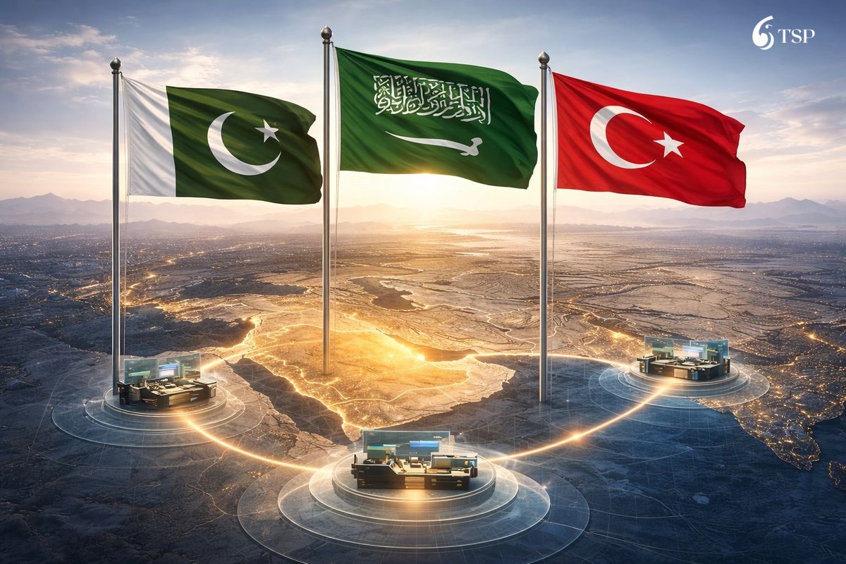 TheSaudi_post's tweet image. وزير الخارجية التركي "هاكان فيدان":

التحالف الدفاعي بين السعودية وتركيا وباكستان هو المسار الأمثل لمنصة أمنية مشتركة، يبدأ بنواة صغيرة ويتوسع، على أن يتطور إلى هيكل مؤسسي يعزّز الثقة والتنسيق