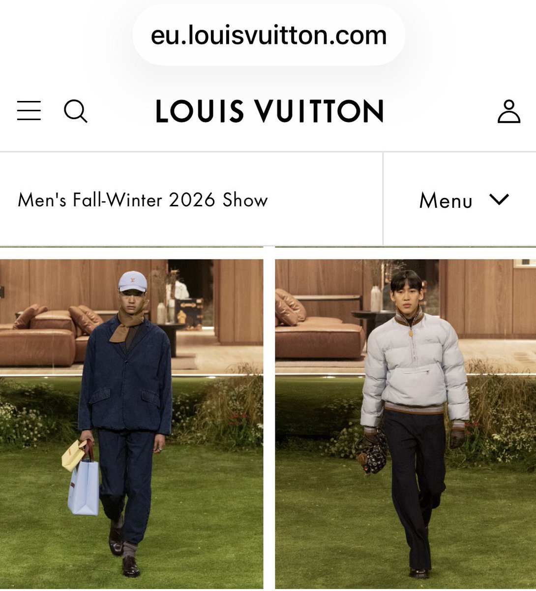 YaiSuJaa's tweet image. ในที่สุด House Ambassador BamBam ที่เดบิวท์บนรันเวย์  LV Fall-Winter 2026 Show เป็นครั้งแรก ก็เข้าไปอยู่ในเว็บไซด์ eu.louisvuitton.com/eng-e1/magazin… อย่างเป็นทางการเรียบร้อยแล้วค่ะ👏🏻👏🏻👏🏻

#BamBamxLVMenFW26
#BamBam #LVMenFW26 #LouisVuitton