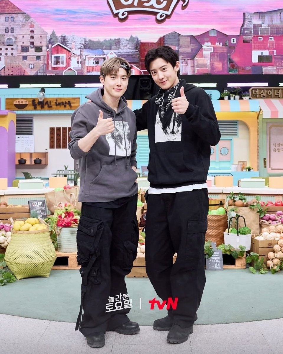 EXOGlobal's tweet image. STREAM 📺 | 260124 #SUHO #CHANYEOL @ Amazing Saturday EP. 402

⏰ 7:40PM KST
📺 tvN
🔗 hypera.live/channel/tvn
🔗 92flvtv.com/korea-tv-live/…

#EXO #엑소 @weareoneEXO