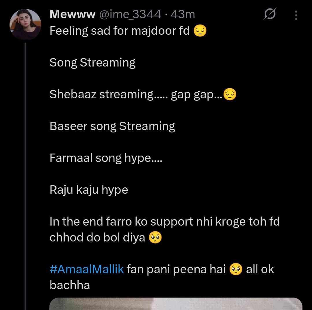 bpexobts03's tweet image. Thanks, @AmaalMallik,  for throwing your own fandom under the bus in front of the haters’ fandom. You served them everything on a platter today. They’re clearly enjoying it. Thanks a lot. #AmaalMallik