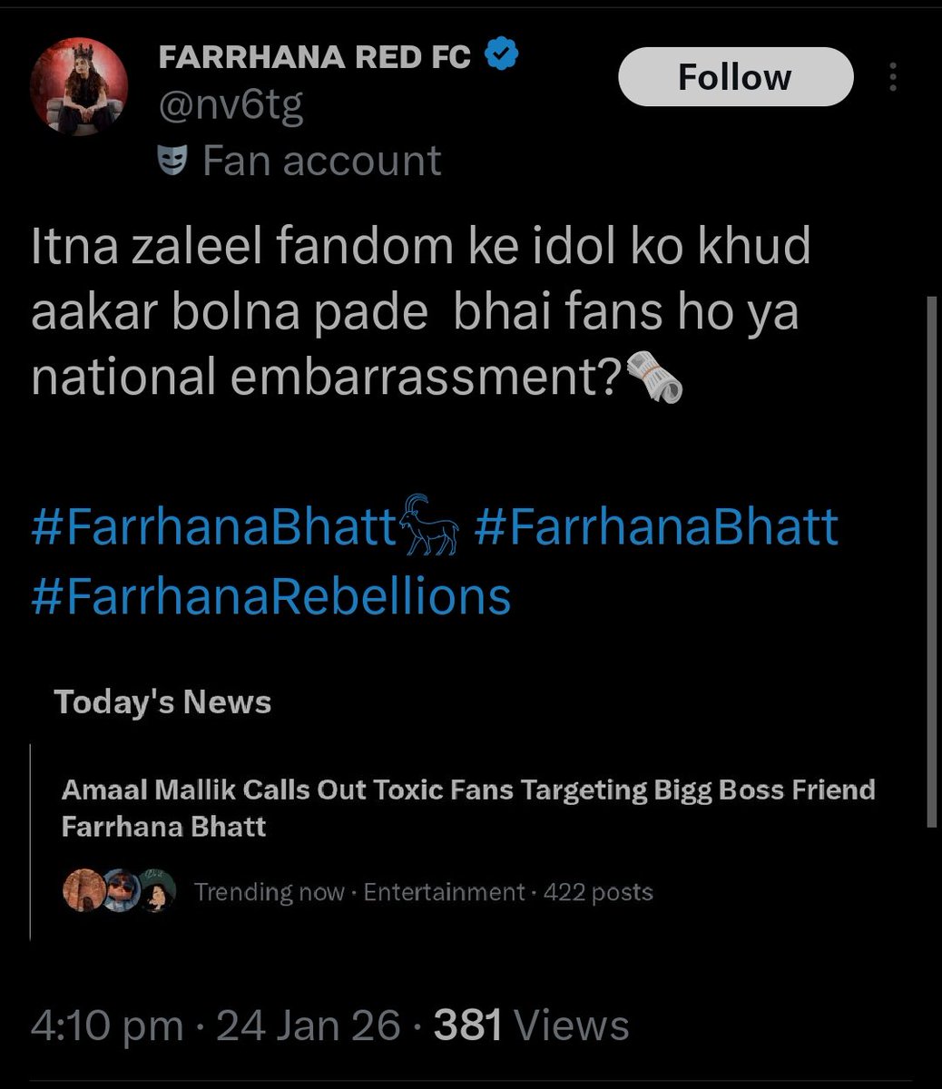 bpexobts03's tweet image. Thanks, @AmaalMallik,  for throwing your own fandom under the bus in front of the haters’ fandom. You served them everything on a platter today. They’re clearly enjoying it. Thanks a lot. #AmaalMallik