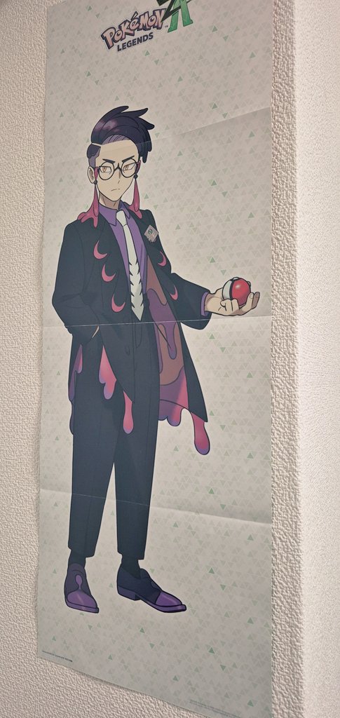 「ニンドリさんのカラスバさんポスター貼りました サビグミ₍₍(ง ˘ω˘ )ว⁾⁾」|ぷきゅのすけ/絵師100人展参加いたします！のイラスト