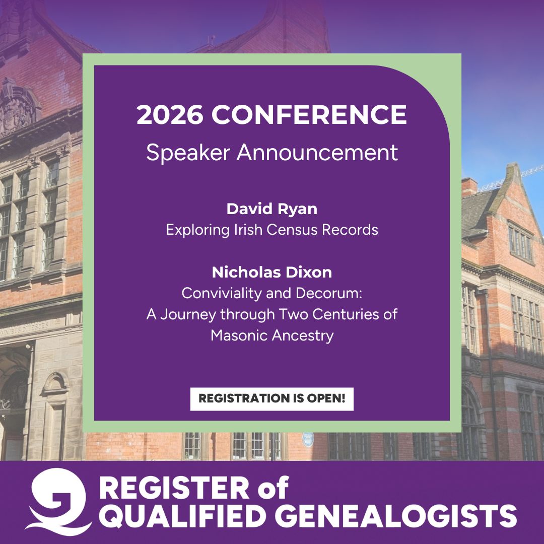 Register of Qualified Genealogists tweet media