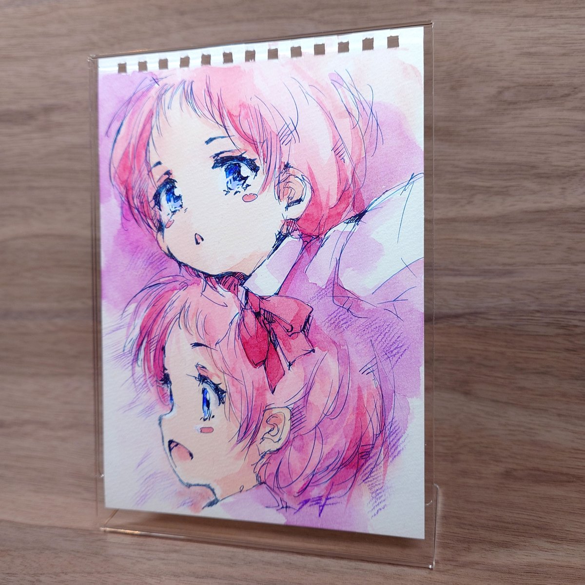 明日の関西コミティア、2枚だけですが直筆原画も頒布します。よろしく