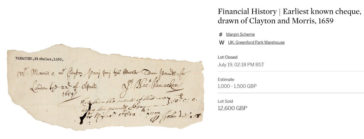 paullewismoney's tweet image. When did you last write a cheque? As cheques plummet to just one in 500 payments will they eventually disappear? When was the first? When might be the last? With Jennifer Adam, curator of Bank of England Museum @Moneybox noon @BBCRadio4