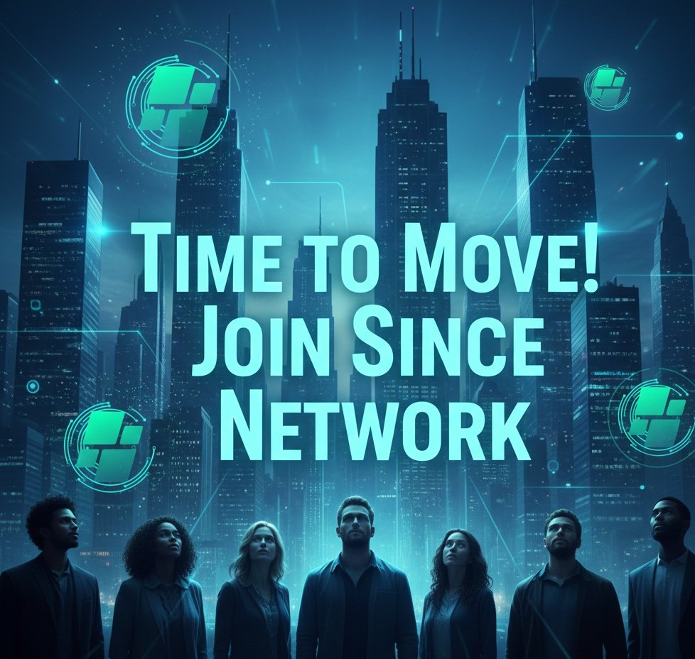 Since_Network's tweet image. Time to move, guys! 🚀

Don’t wait—join Since Network now and ride the future of crypto, rewards, and social vibes! 💎✨ 
#SinceNetwork #CryptoCommunity #JoinNow