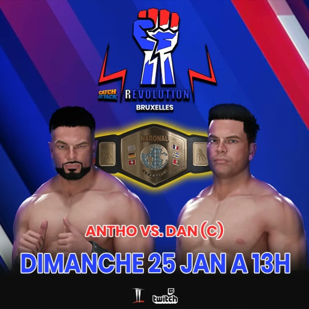 CatchAttack2K's tweet photo. Carte de Revolution en DIRECT demain à 13h sur @TwitchFR
#WWE2K25 #ModeUnivers #Revolution #CatchAttack https://t.co/FJyFb2hfLv