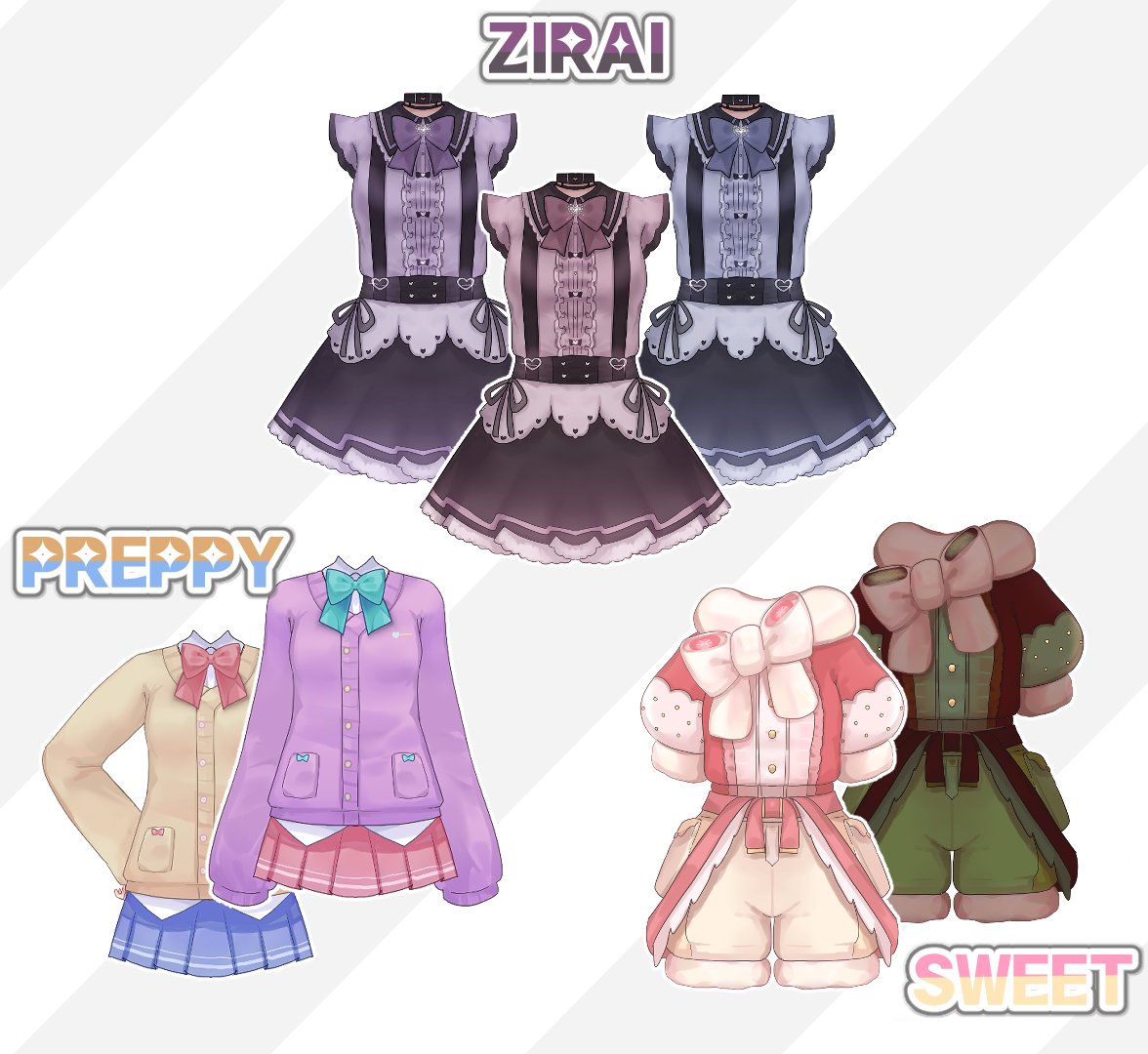 nagi_idealess's tweet image. ❣️샘플쌓기! 디자인+삼면도 이벤트❣️

참가조건: 
팔로우(즐찾) 200명 이상 여성버튜버

참가방법: rt + 댓글로 원하는 느낌의
의상을 적기

당첨자: 최대 2명

내용: 의상 디자인+삼면도(실제3d제작에 사용가능)!커미션이 아님!

기타: 레이스/리본, 귀여운 디자인 특화

기간: 뽑힐 때 까지