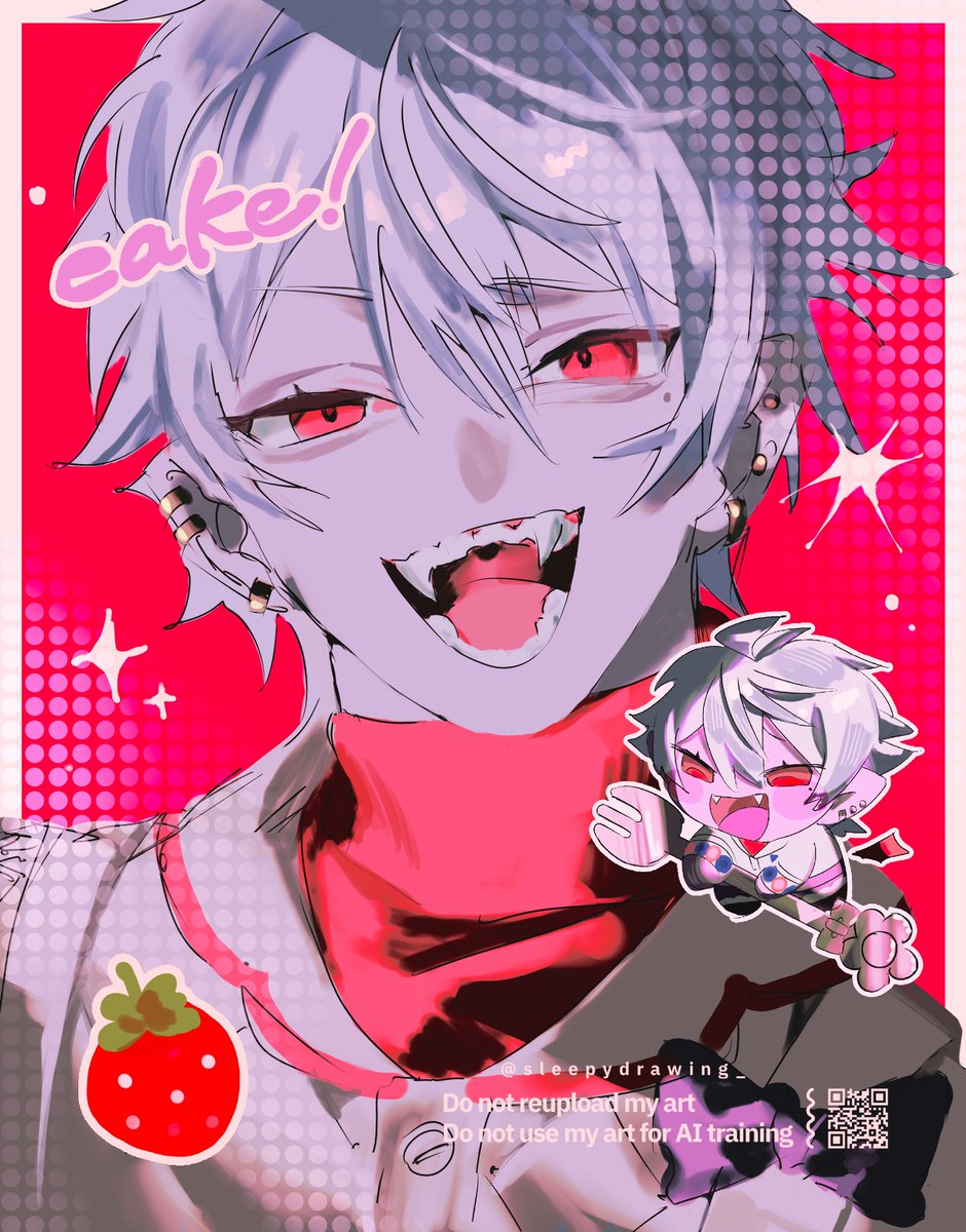 sleepydrawing_'s tweet photo. 8周年🍓🍴 https://t.co/dLDzhjKOLb