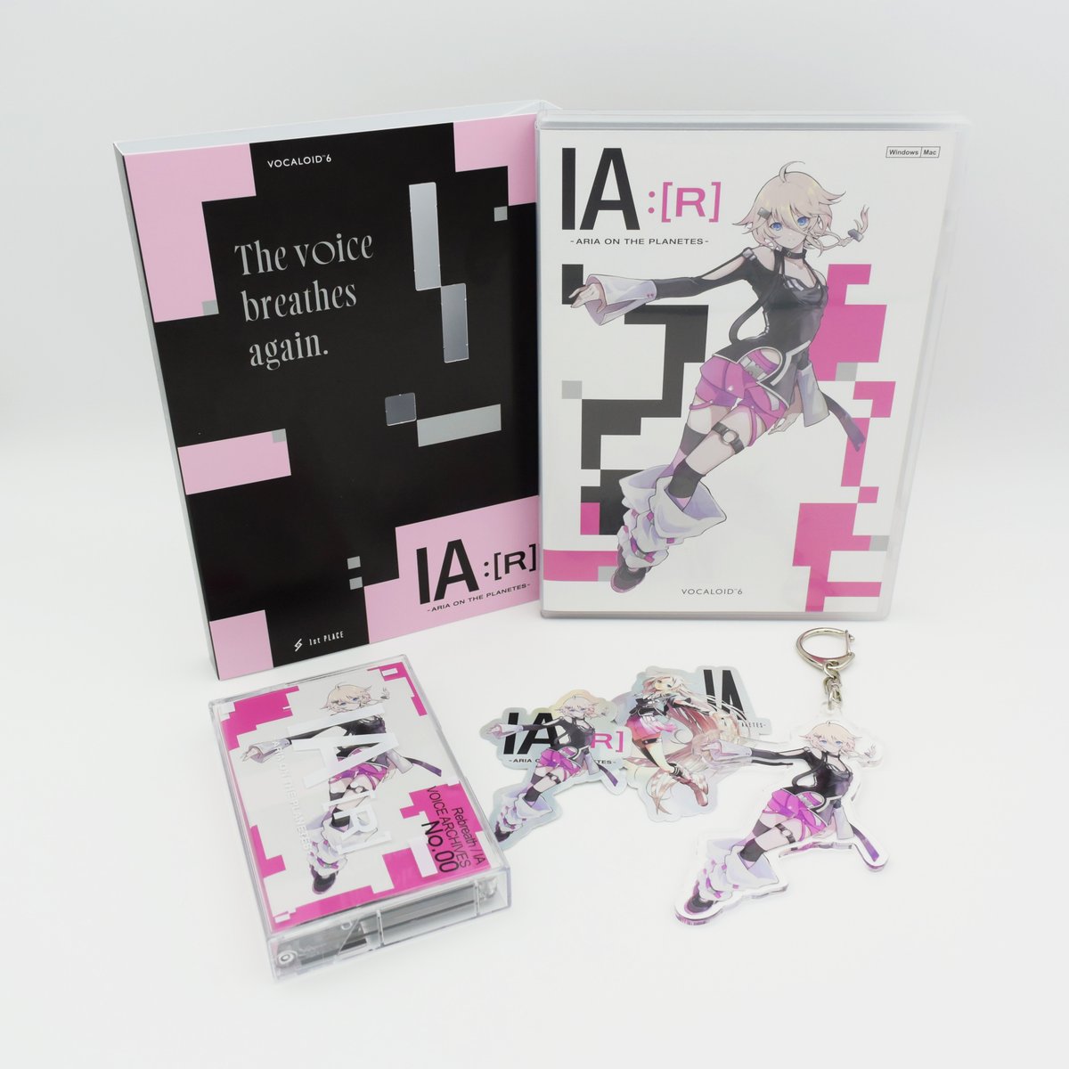 VOCALOID6 「IA :[R] -ARIA ON THE PLANETES-」 パッケージ&特典公開
