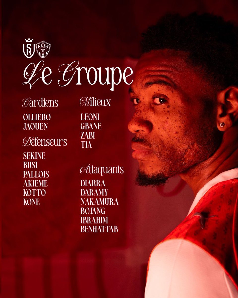 GioBenhattab90's tweet photo. Yassine est dans le groupe pour affronter l’ASSE ce soir ! 🔥

#SDRASSE https://t.co/lRMmnxc7sh