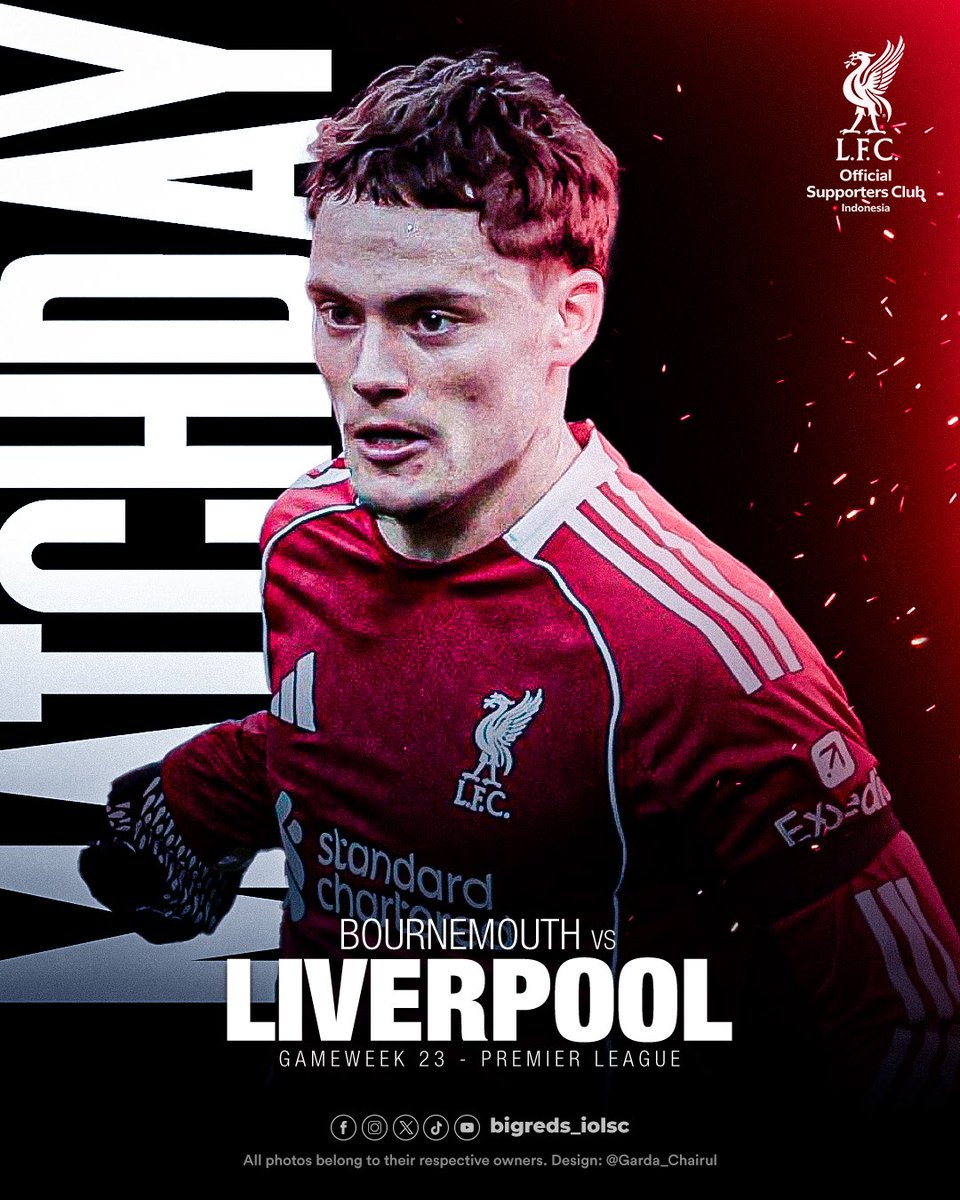 𝐀𝐖𝐀𝐘𝐃𝐀𝐘 𝐓𝐎 𝐓𝐇𝐄 𝐒𝐎𝐔𝐓𝐇 𝐂𝐎𝐀𝐒𝐓

🏟 Vitality Stadium
⚽️ 00:30 WIB • 01:30 WITA • 02:30 WIT

#BIGREDS 
#YNWA 
#LFCIndonesia