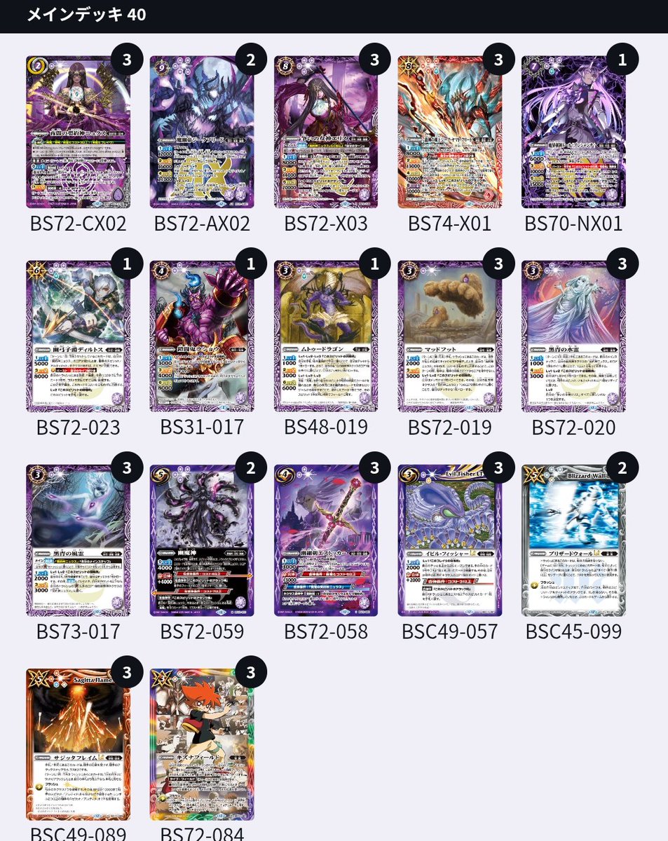 BORマッチングバトルで7-5したニュクス ミトラ等の除去デッキが多い