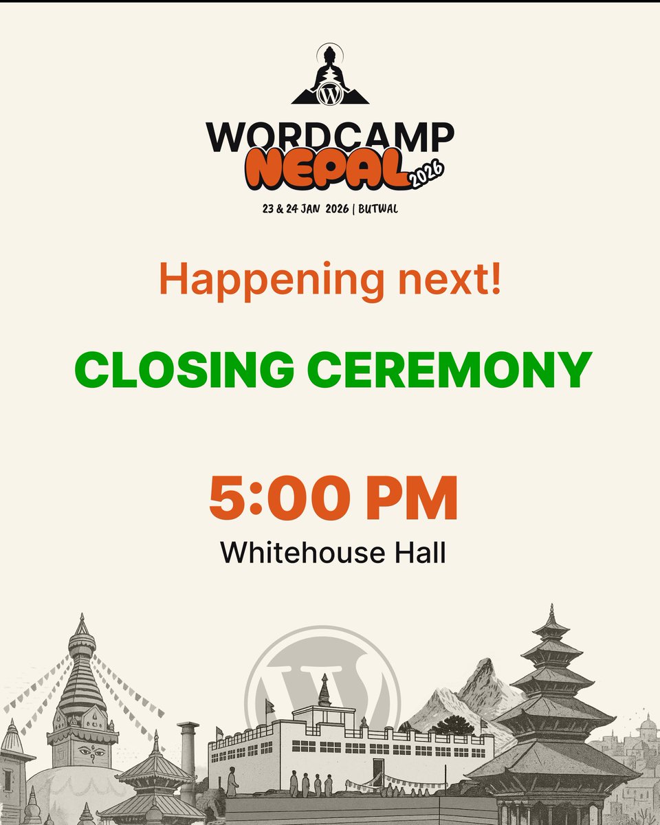 WordCamp Nepal (#WCNP) tweet media