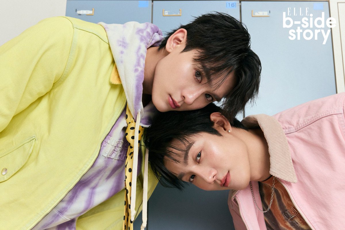 ELLEThailand's tweet photo. #ELLEBSideStory ฟอส-บุ๊ค @fforcejs @kasibook เพื่อนร่วมโรงเรียนสู่คู่ซี้ในสังเวียนการแสดง มาร่วมแบ่งปันแต่ละด้านในชีวิตที่ถึงแม้จะผิดแผกแตกต่างกันไปบ้าง ทว่ากลับเป็นส่วนผสมอันกลมกล่อมที่สร้างเสน่ห์ให้พวกเขาอย่างเหลือล้น 

#ELLEThailand
#ELLEBsideStoryxForceBook
#fforce_ #kasibook https://t.co/gRTAHa1stE