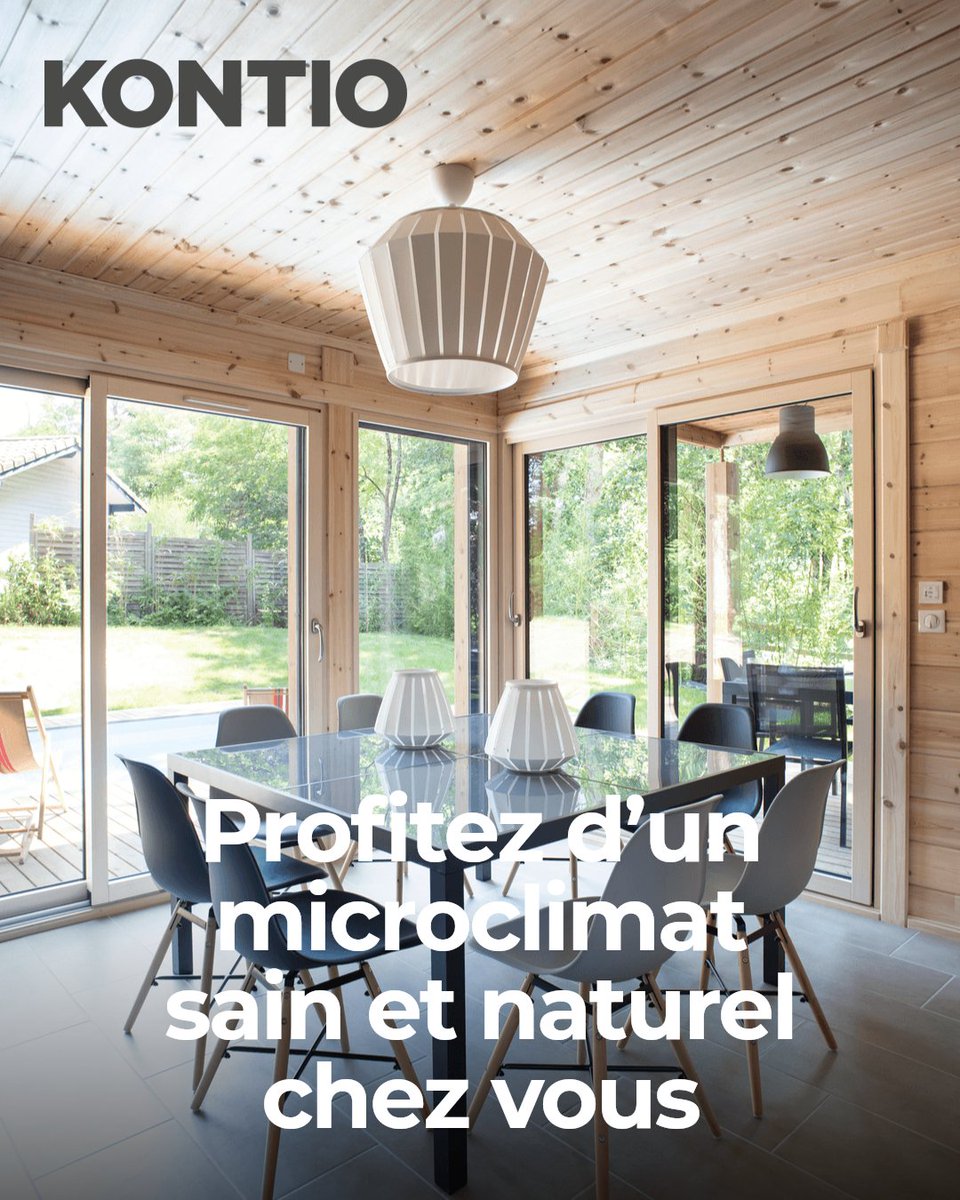 Bois massif : microclimat sain, réduit stress et allergies, stocke du carbone. Protège vous et la planète. DM ou WhatsApp. #Kontio #SmartLog #KontioSmartLog #ArcticPine #FinnishDesign #MadeInFinland #FinnishQuality