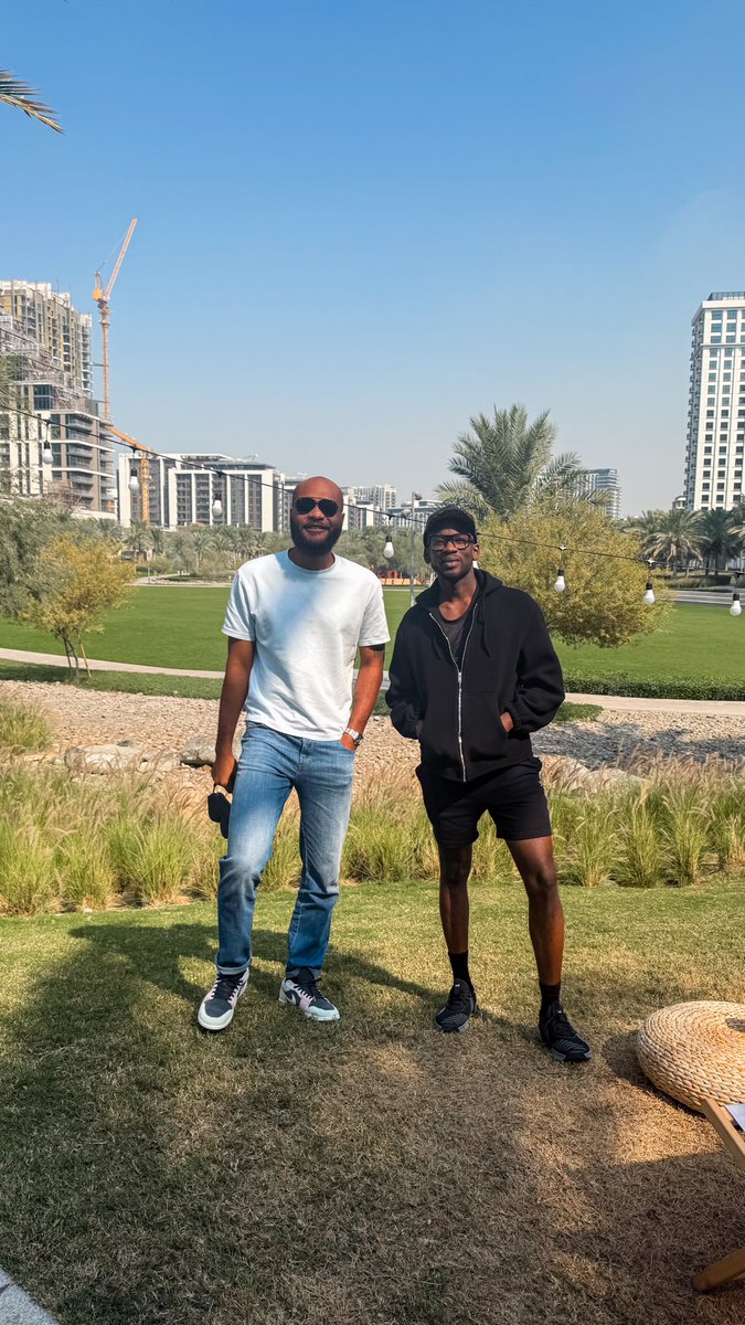 tayoainafilms's tweet image. Spent my last day in Dubai having amazing conversations with @mreazi .Life is Eazi✨