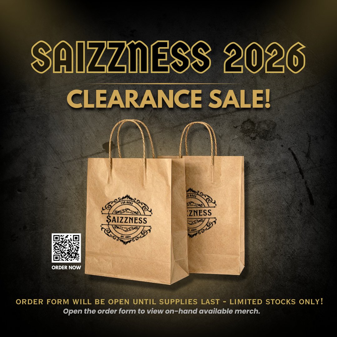 Saizzness's tweet image. UY, CLEARANCE SALE ALERT! 👀🔥

Missing a poca set? Now’s your chance, Saizz! ❤️‍🔥

Open the form to view on-hand available merch—LIMITED STOCKS ONLY!

Amo na, adi na, ibida na ang mukha ni Boss Ji. 🫡

🛒: forms.gle/H4BMfKZ23StSv6…

#ALAMAT_RJI #Saizzness
