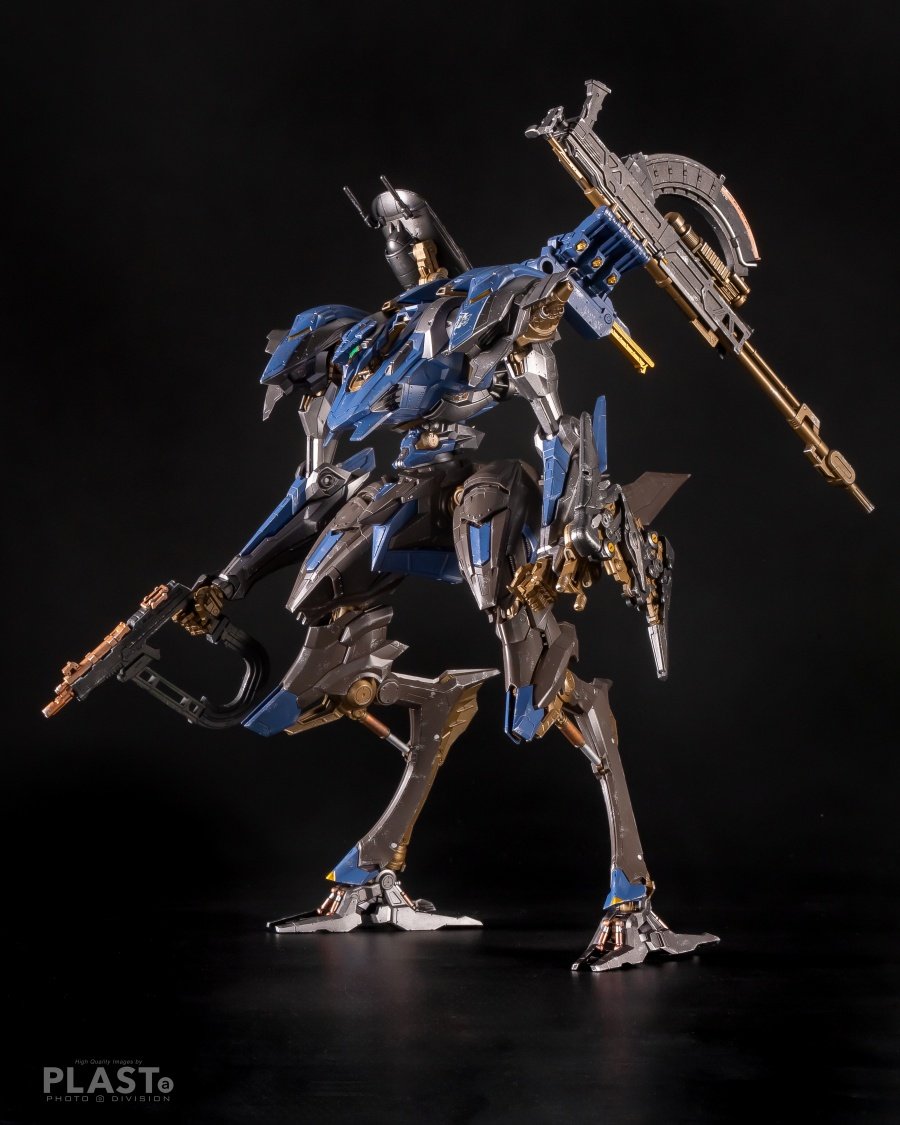 Leoniconico's tweet image. やあレイヴン。君の良き戦友、ヴェスパー部隊のラスティだ。
みんな大好きV.Ⅳラスティの機体、スティールヘイズ完成！
塗り分けはそこそこに、軽めウェザリング仕上げ。
超絶カッコよく撮って頂きました🥹
これにはアーキバスもニッコリ。

撮影:模型製作スペース・プラスタ（@PLASTa_space ）