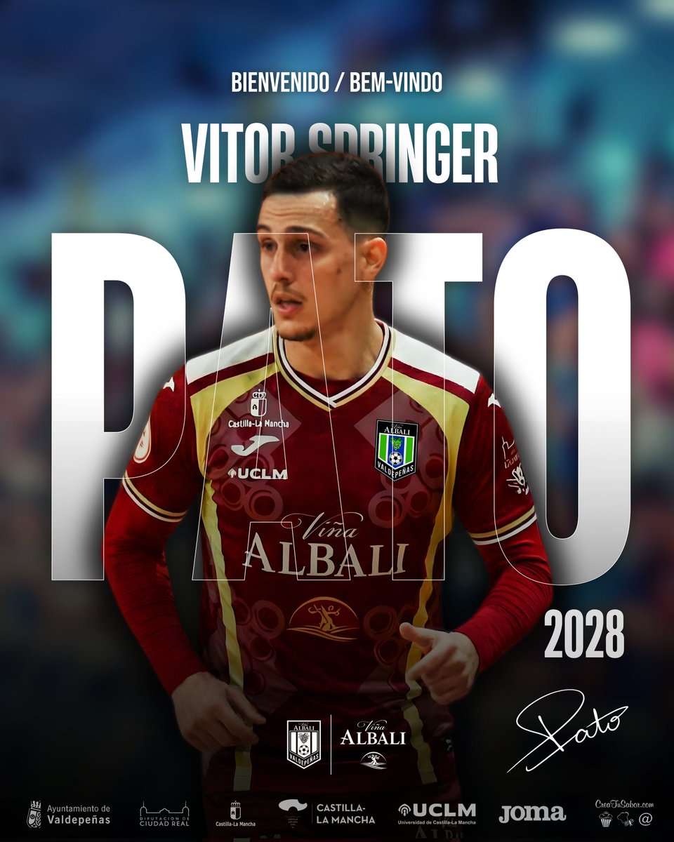 📰 𝐄𝐥 𝐕𝐢𝐧̃𝐚 𝐀𝐥𝐛𝐚𝐥𝐢 𝐕𝐚𝐥𝐝𝐞𝐩𝐞𝐧̃𝐚𝐬 𝐢𝐧𝐜𝐨𝐫𝐩𝐨𝐫𝐚 𝐚 𝐏𝐚𝐭𝐨 𝐩𝐚𝐫𝐚 𝐬𝐮 𝐩𝐨𝐫𝐭𝐞𝐫𝐢́𝐚 

🇧🇷 El internacional brasileño procede de Joinville 

👟 Portero con gran juego de pies 

✍🏼 Firma hasta 2028

👉🏼 fsvaldepenas.com/noticia/comuni…

#BienvenidoPato