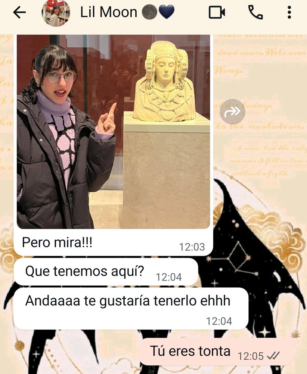 Sweendra's tweet photo. Mi amiga la madrileña se cree muy graciosa @luna_soleadas https://t.co/MmM2bAueCr