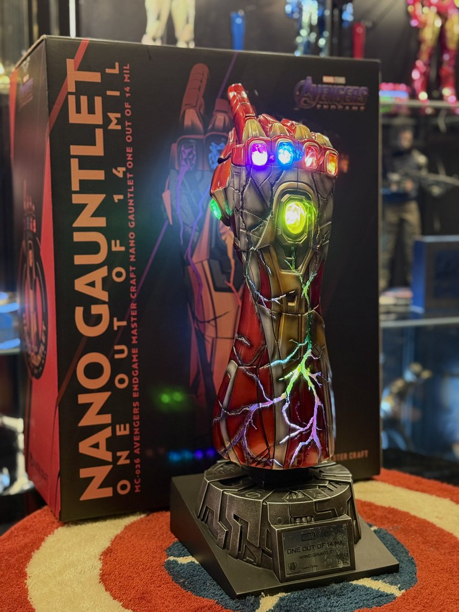 ナノガントレット ついに我が家へ。 この輝き…もうスナップしたくなる