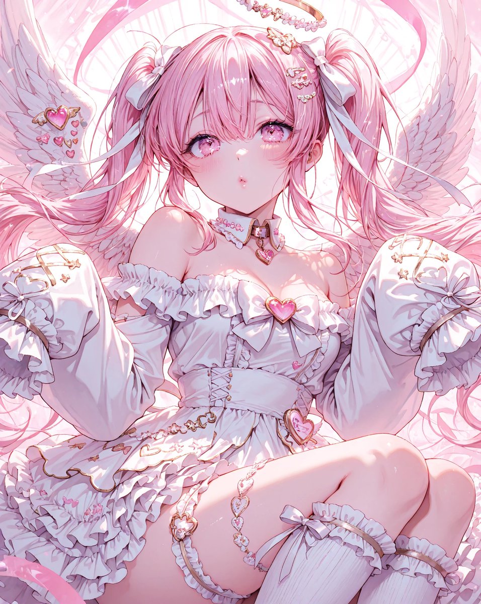 ame_Xmas810's tweet photo. Pink×White🤍🩷⁡
⁡天使の女の子イラスト⁡🪽

 #AIイラスト︎ #AIart︎ https://t.co/WO6MfunHnM