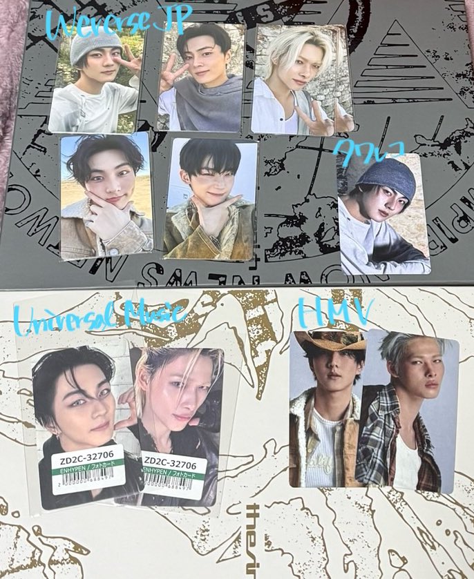 ENHYPEN THE SIN:VANISH トレカ 交換 【譲】 1,2枚目 ジョンウォン