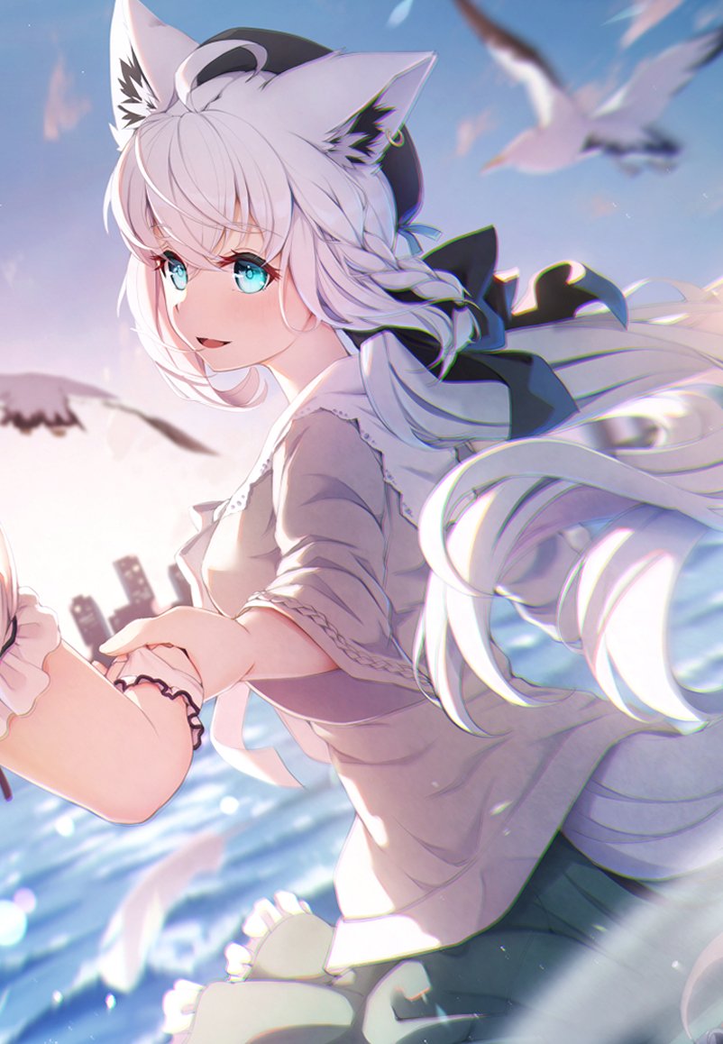 こっちだよ 
#絵フブキ 