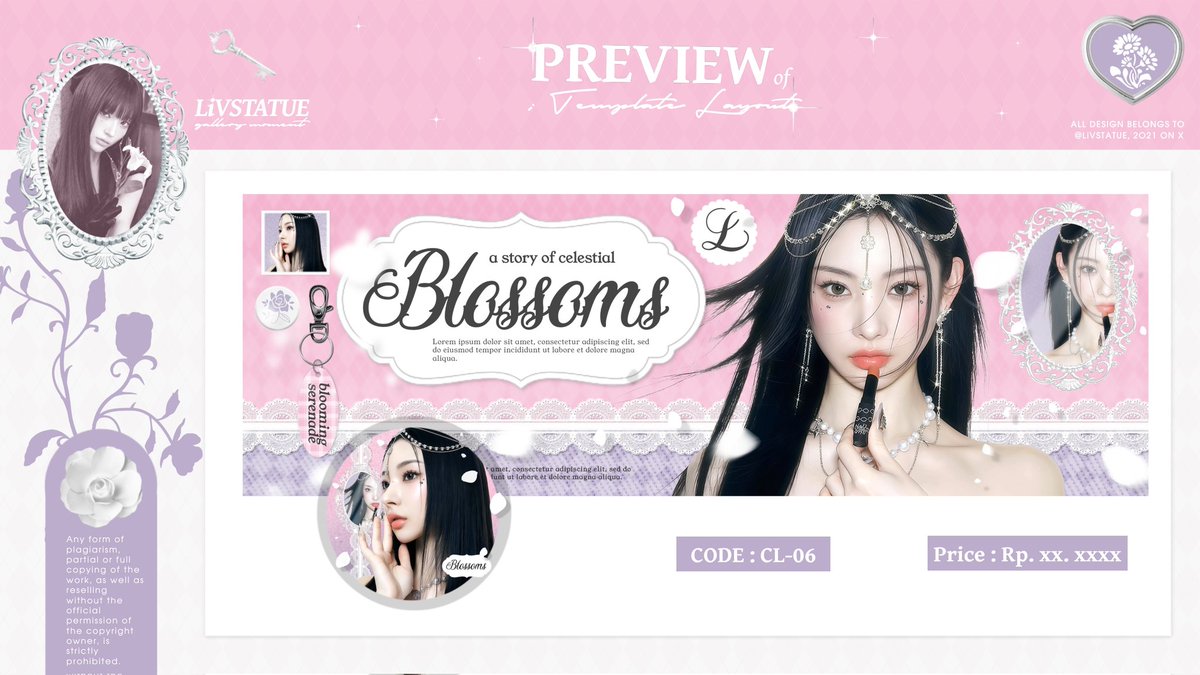 LiVSTATUE's tweet image. help rt/repost will be appreciated  — あろがとう

halo halOo .. aku masih ada 5 template layout file IPV yang bisa langsung di take atau booked dulu nii ☝🏻 jika berminat bisa langsung DM atau ke tele aja yaa, prici tertera di ALT 🫶🏻 #zonauang #zonaba