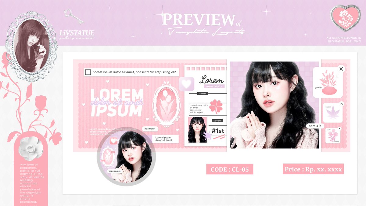 LiVSTATUE's tweet image. help rt/repost will be appreciated  — あろがとう

halo halOo .. aku masih ada 5 template layout file IPV yang bisa langsung di take atau booked dulu nii ☝🏻 jika berminat bisa langsung DM atau ke tele aja yaa, prici tertera di ALT 🫶🏻 #zonauang #zonaba