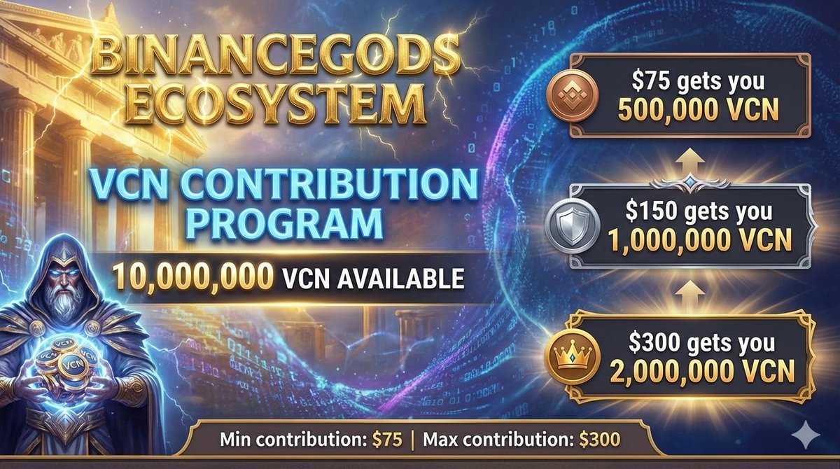 Be part of this early contributors program and position yourself for future rewards, including airdrops 🚀. #Binancegods #Vulcan #Decentralization #BNBchain #Binance