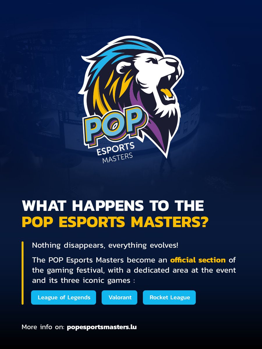 POP Esports Masters tweet media