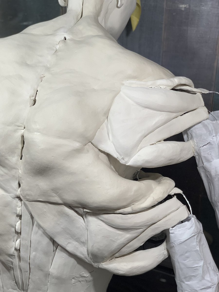 Challecra's tweet image. [Life-sized] Sukuna 💀⛩️ I'll put the trapezius aside for now and do the front side 😅 Scalene muscles! Guess what the part in the last photo is 🦴
【等身大】両面宿儺💀⛩️僧帽筋は一旦保留…先に前面をやっちゃおう😅とりま斜角筋！最後のパーツは何かわかる？🦴
#呪術廻戦 #jjk