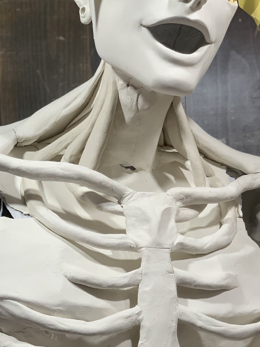 Challecra's tweet image. [Life-sized] Sukuna 💀⛩️ I'll put the trapezius aside for now and do the front side 😅 Scalene muscles! Guess what the part in the last photo is 🦴
【等身大】両面宿儺💀⛩️僧帽筋は一旦保留…先に前面をやっちゃおう😅とりま斜角筋！最後のパーツは何かわかる？🦴
#呪術廻戦 #jjk
