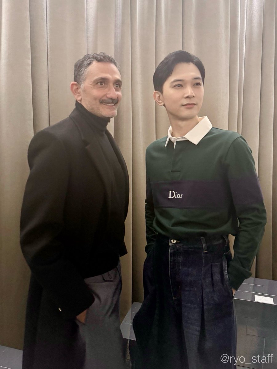 ryo_staff's tweet photo. #DiorWinter26 のショーにお呼ばれしてパリにいた吉沢のオフショット🇫🇷✨ロダンの彫刻に魅せられたり、大好きなビーフタルタルをいただいたり。ショーでは近くに座ったパフュームクリエイションディレクターのフランシス・クルジャンさんが、昨夏グラースでお会いしたことを覚えてくださっていました😊 https://t.co/8mGD1DwwJ7
