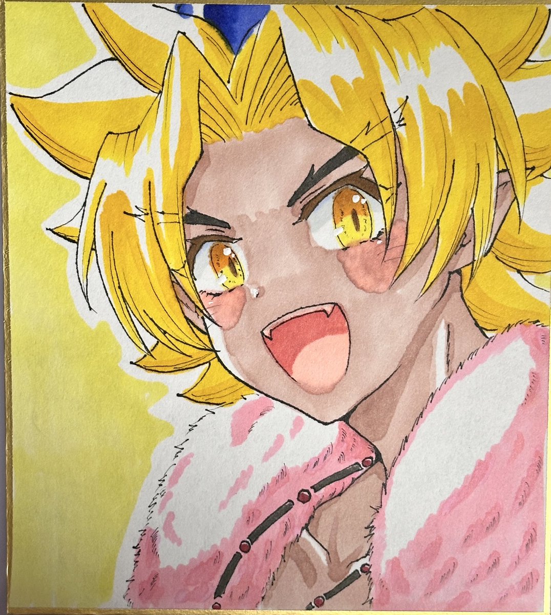 ケヴィンの色紙が増えました५✍️ かなり滲んでしまい悔い…！😭