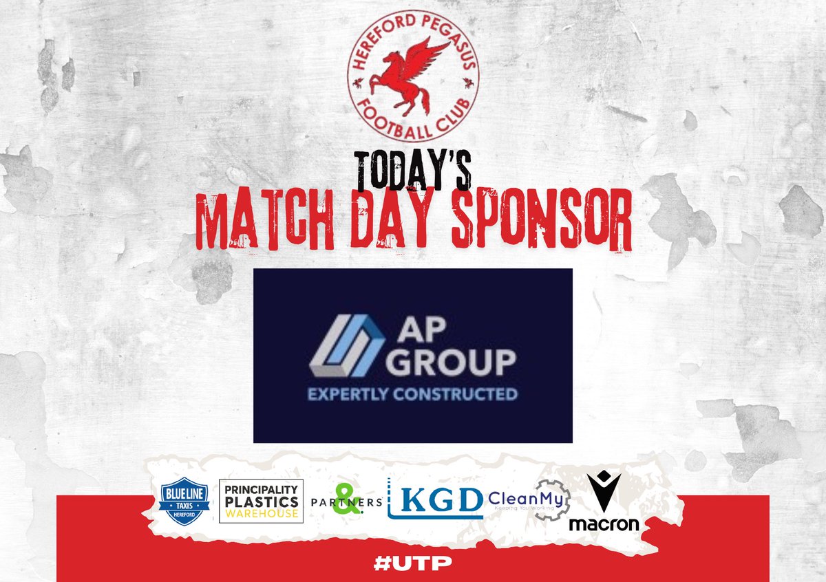 Today’s match is proudly sponsored by AP Construction Group, hit the link below to keep up to date with all their news and offers.

apgroupltd.co.uk

A “BIG” thank you once again for your continued support.

#utp