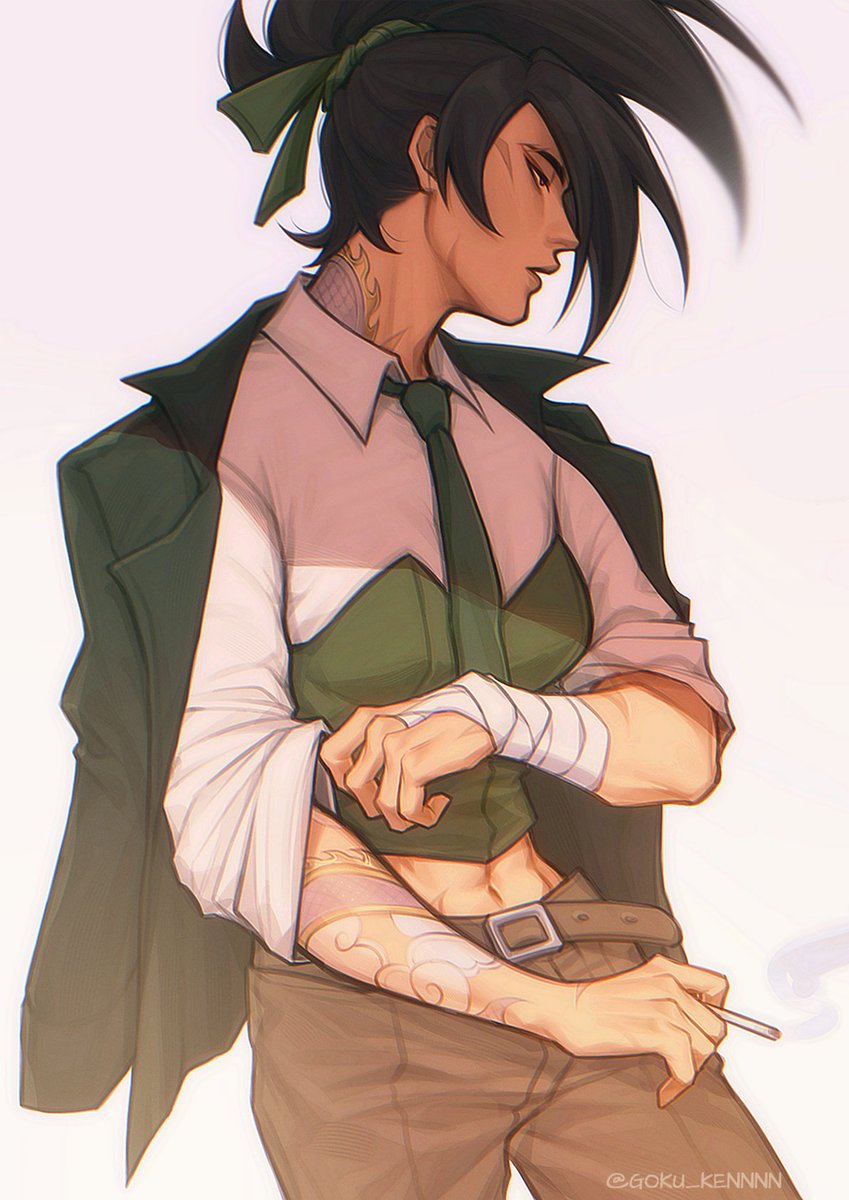 goku_kennnn's tweet image. Would you hire her as your bodyguard?
#Akali #LeagueOfLegends