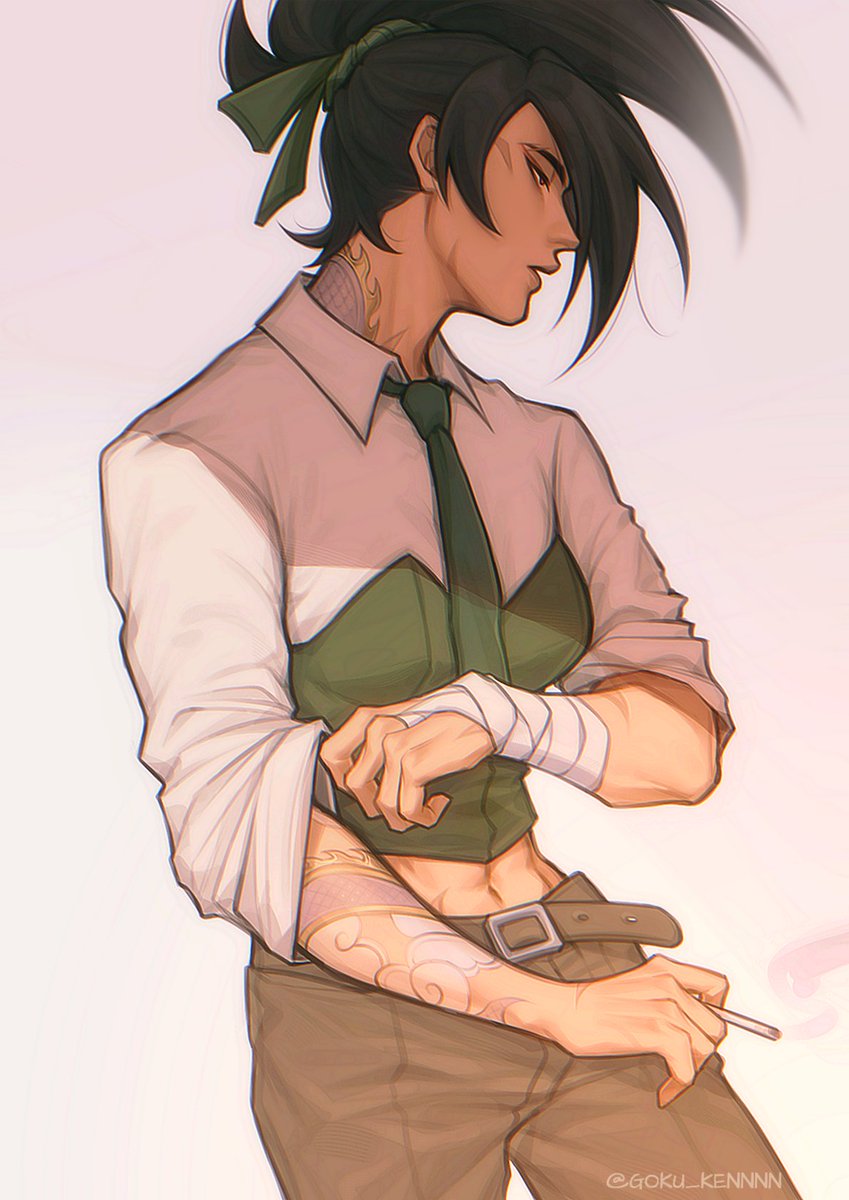 goku_kennnn's tweet image. Would you hire her as your bodyguard?
#Akali #LeagueOfLegends