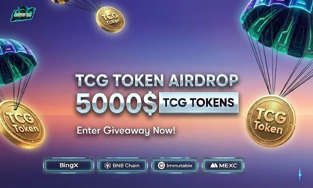 💵CryptidWorld Listing Airdrop Is Live! 

Join our official airdrop and have a chance to share $5000 in $TCG tokens as rewards!

Join Airdrop: t.me/CryptidWorldCE…

The airdrop rewards will be distributed to the winners on March 8th!

The top 100 referrals will each get more