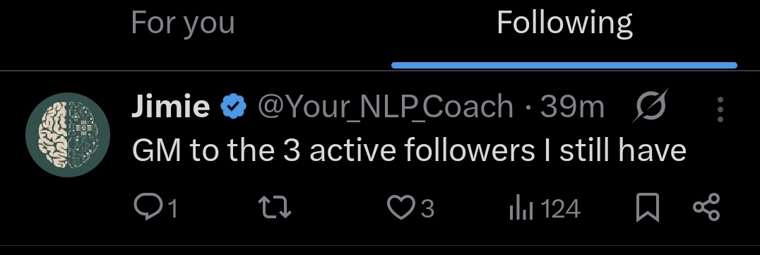 jrccalder's tweet photo. @Your_NLP_Coach 100% followers to likes conversion rate nice https://t.co/XrxcGwABMZ