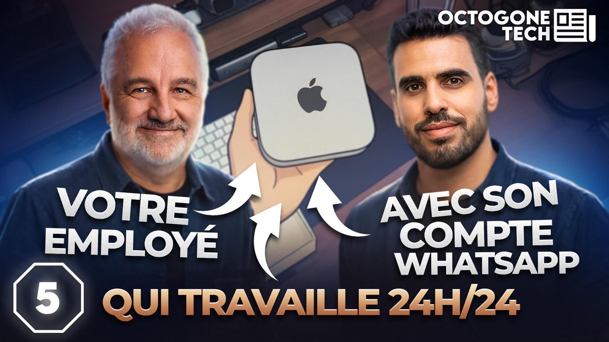 idrissaberkane's tweet image. un employé avec son compte whatsapp, son email et ses agents, qui ne dort jamais sur Mac Mini? 

On en parle dans notre revue de presse technologique OctogoneTech avec Philippe Anel @zexigh ce soir en direct à 18h sur Scanderia! 

youtube.com/live/aMQS3dMWj…