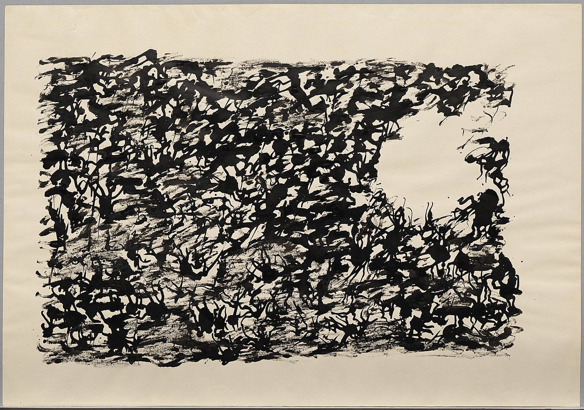 Henri Michaux
b. 1899, Namur, Belgium; d. 1984, Paris
Untitled
1962
Ink on paper